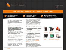 Tablet Screenshot of opensafety.eu